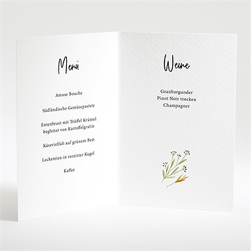 Menükarte Hochzeit landkunst - Vue 2