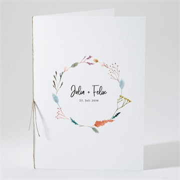 Kirchenheft Hochzeit landkunst - schachtel