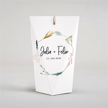 Geschenkbox Hochzeit landkunst - schachtel - vue 4