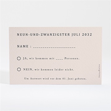 Antwortkarte Hochzeit umarmung - Vue 2