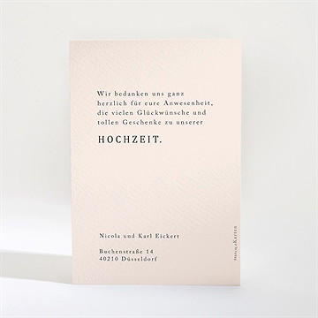 Dankeskarte Hochzeit umarmung - Vue 2