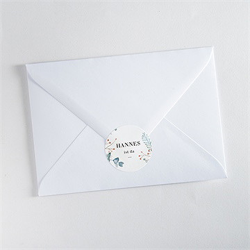 Sticker Geburt blätterrahmen - vue 3