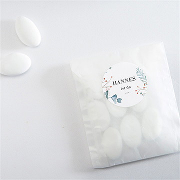 Sticker Geburt blätterrahmen - vue 4