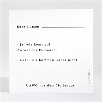 Antwortkarte Hochzeit skizze - Vue 2