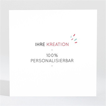 Geburtskarte Blanco - 9,5X9,5Cm (N3001665)