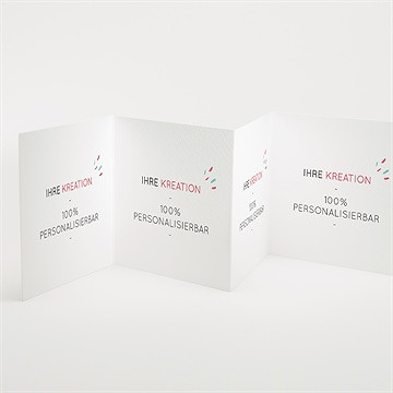 Geburtskarte Blanco - 10X10cm (N83131) - Vue 2