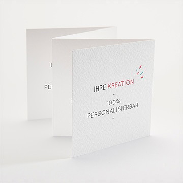 Geburtskarte Blanco - 10X10cm (N83131) - Vue 3