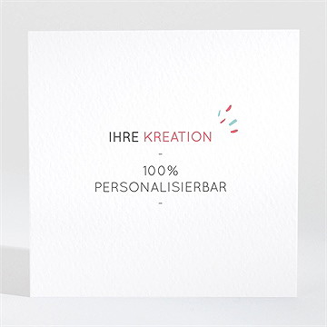 Save the Date Karte blanco - 9,5x9,5cm (n3001667)