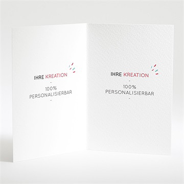 Menükarte Taufe blanco - 10x14,5cm (n401824) - Vue 2