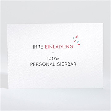 Einladung Taufe blanco - 13,8x9,5cm (n11045)