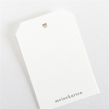 Geschenkanhänger Taufe Blanco - 4X6cm (N29147) - vue 3