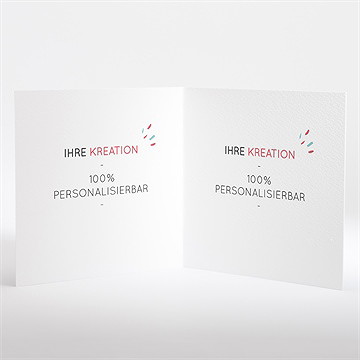 Trauerkarte blanco - 13,5x13,5cm (n451239) - Vue 2