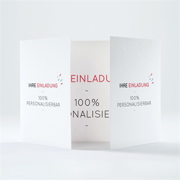 Hochzeitseinladung blanco - 10,5x14,5cm (n70183)