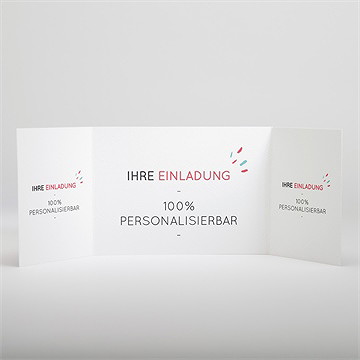 Hochzeitseinladung Blanco - 10,5X14,5Cm (N70183) - Vue 2