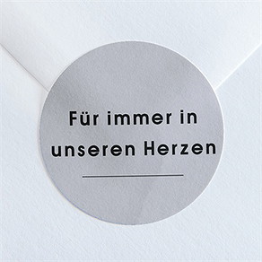 Aufkleber Trauer abschied