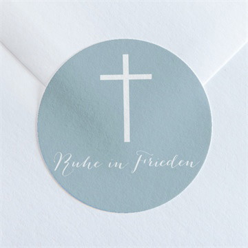 Aufkleber Trauer einfache eleganz