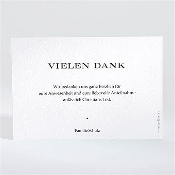 Trauerdanksagung Seine Freude - Vue 2