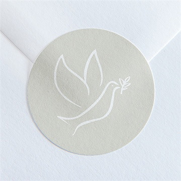 Aufkleber Trauer Taube Der Hoffnung