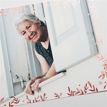 Trauerkarte ihr lächeln - vue 3