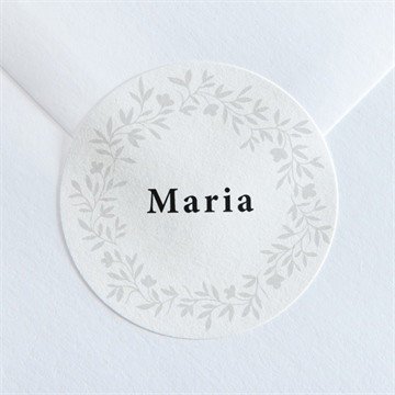 Aufkleber Trauer Trauerkrone - prägung