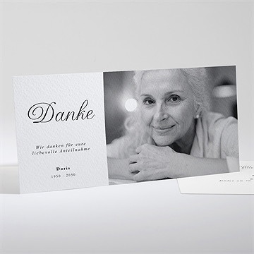 Trauerkarte schöne erinnerung - querformat