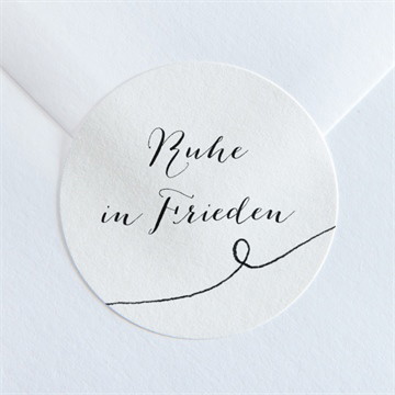 Aufkleber Trauer Schöne erinnerung - silber