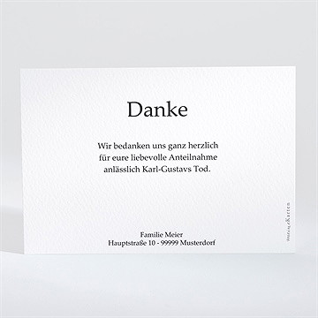 Trauerdanksagung Sanfter Traum - Vue 2