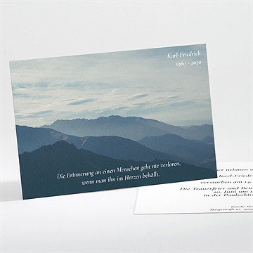 Trauerkarte stilles gebet