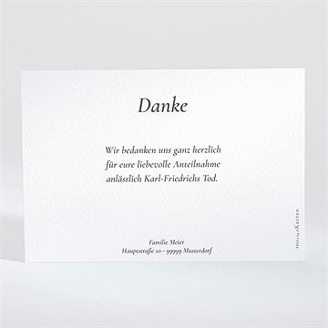 Trauerdanksagung Stilles Gebet - Vue 2