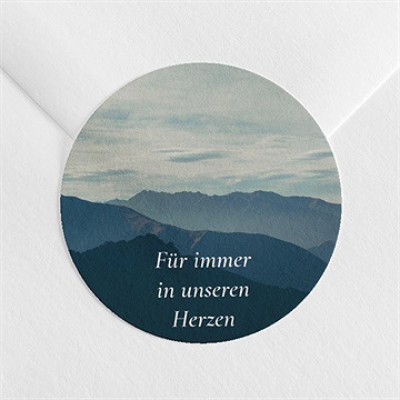 Aufkleber Trauer Stilles Gebet