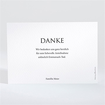 Trauerdanksagung Ruhe In Frieden - Vue 2