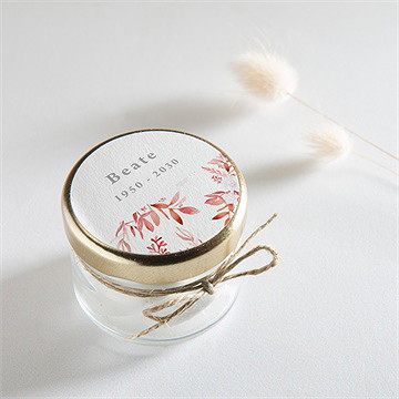 Aufkleber Trauer Rotes Blumenbeet - vue 2