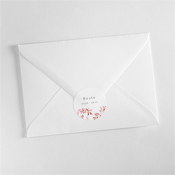 Aufkleber Trauer Rotes Blumenbeet - vue 3