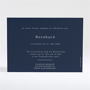 Trauerkarte sein schönstes lachen - vue 4