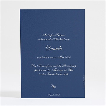 Trauerkarte sanftmut - Vue 2