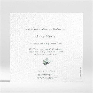 Trauerkarte sehnsucht - Vue 2