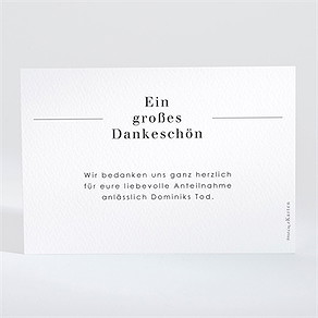 Trauerdanksagung letzer gruß