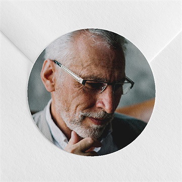 Aufkleber Trauer Schönes Portrait