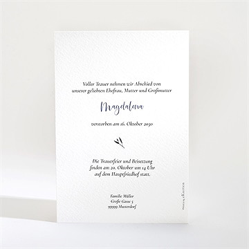 Trauerkarte ruhe - Vue 2