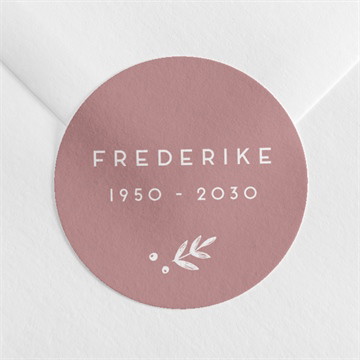 Aufkleber Trauer fliederzweig