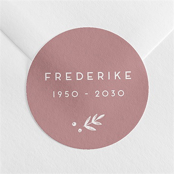 Aufkleber Trauer fliederzweig