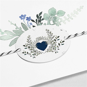 Trauerdanksagung souvenir - saatpapier - Vue 2