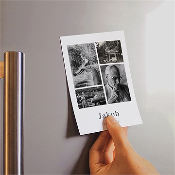 Trauerkarte memento - magnet - Vue 2