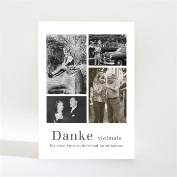 Trauerdanksagung memento - magnet