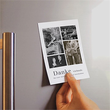 Trauerdanksagung Memento - Magnet - Vue 2