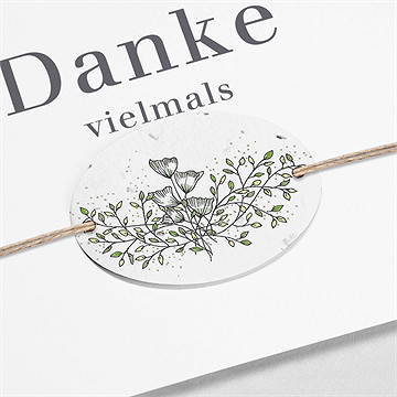 Trauerdanksagung memento - saatpapier - Vue 2