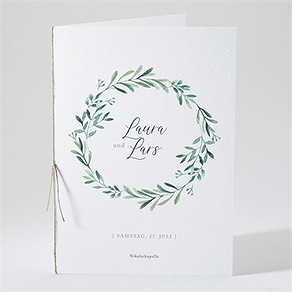 Kirchenheft Hochzeit liebessamen