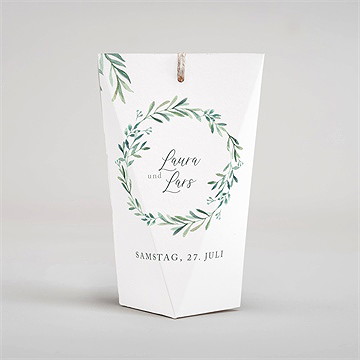 Geschenkbox Hochzeit liebessamen - schachtel - Vue 4