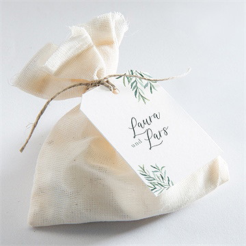 Geschenkanhänger Hochzeit liebessamen - Vue 2