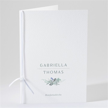 Kirchenheft Hochzeit aquarell poesie